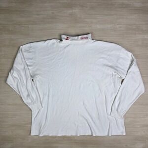 Vintage Logo Athletics Wisconsin Badgers Turtle Neck White Size XL